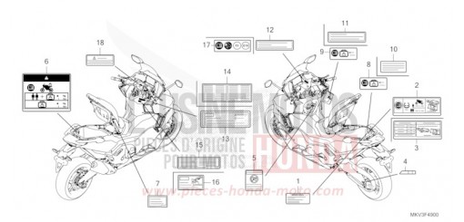 CAUTION LABEL NSS750R de 2024